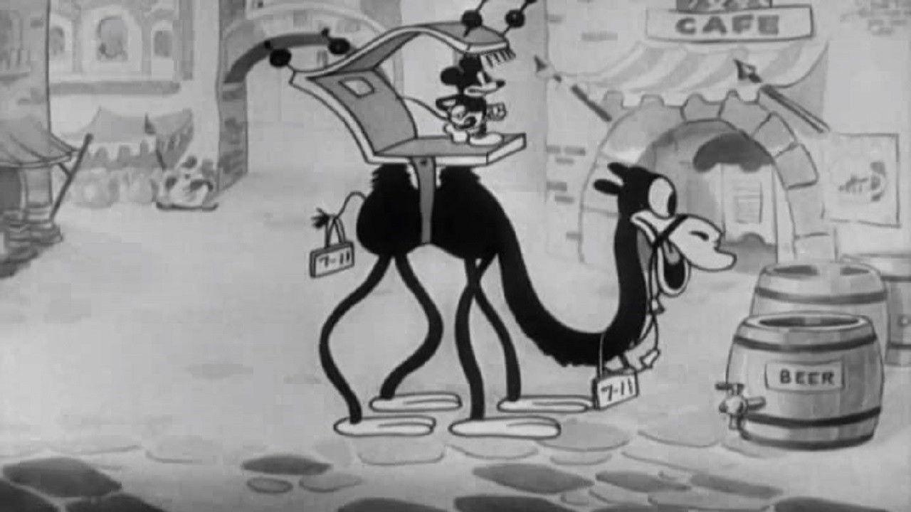 Mickey in Arabia 1932 movie scene