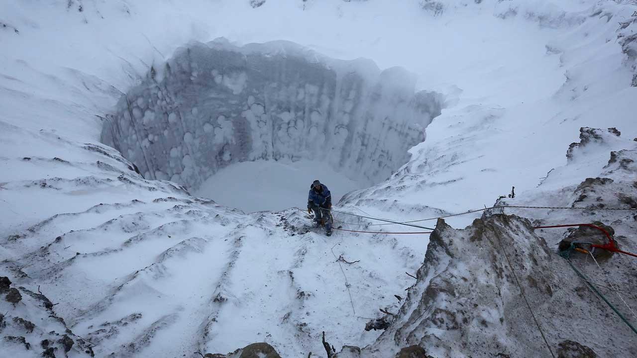 Arctic Sinkholes 2022 movie scene