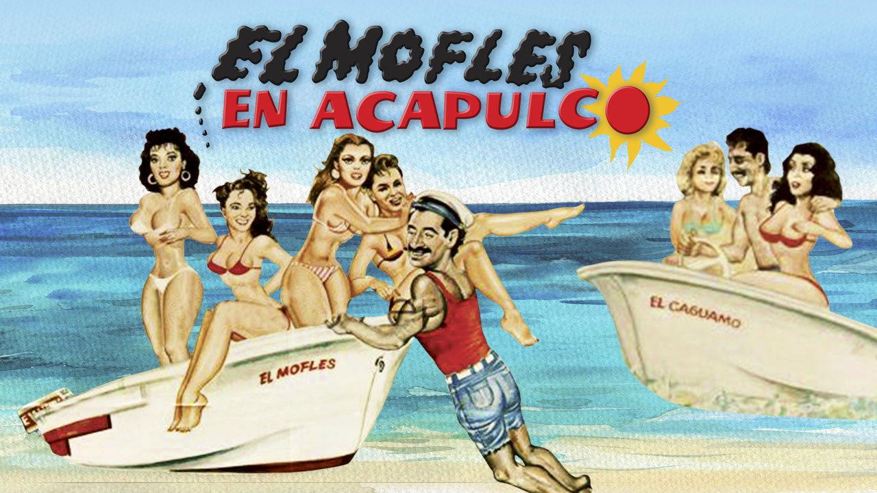 El Mofles en Acapulco 1990 movie scene