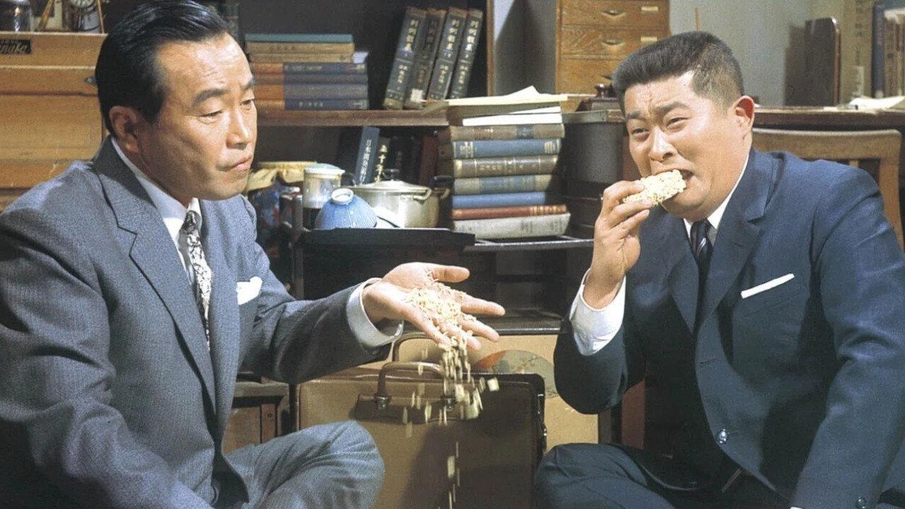 Finances in Front of the Train Station 1965 movie scene