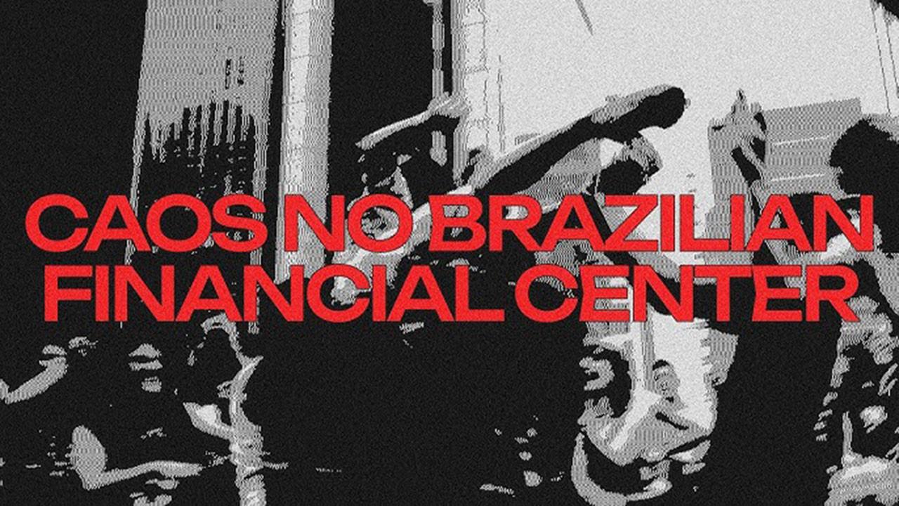 CAOS NO BRAZILIAN FINANCIAL CENTER movie scene