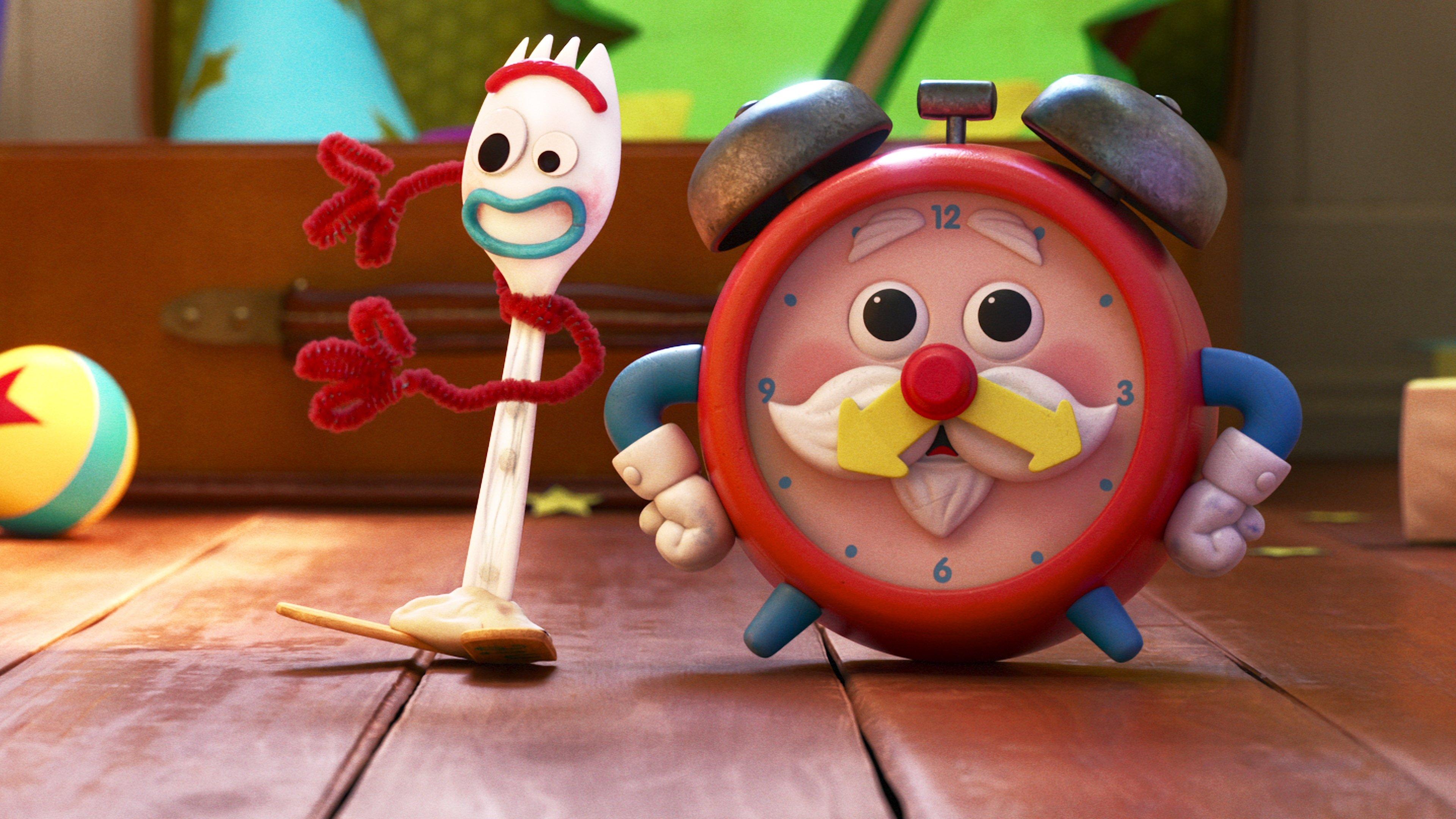 Forky Asks a Question: What Is Time? 2019 movie scene