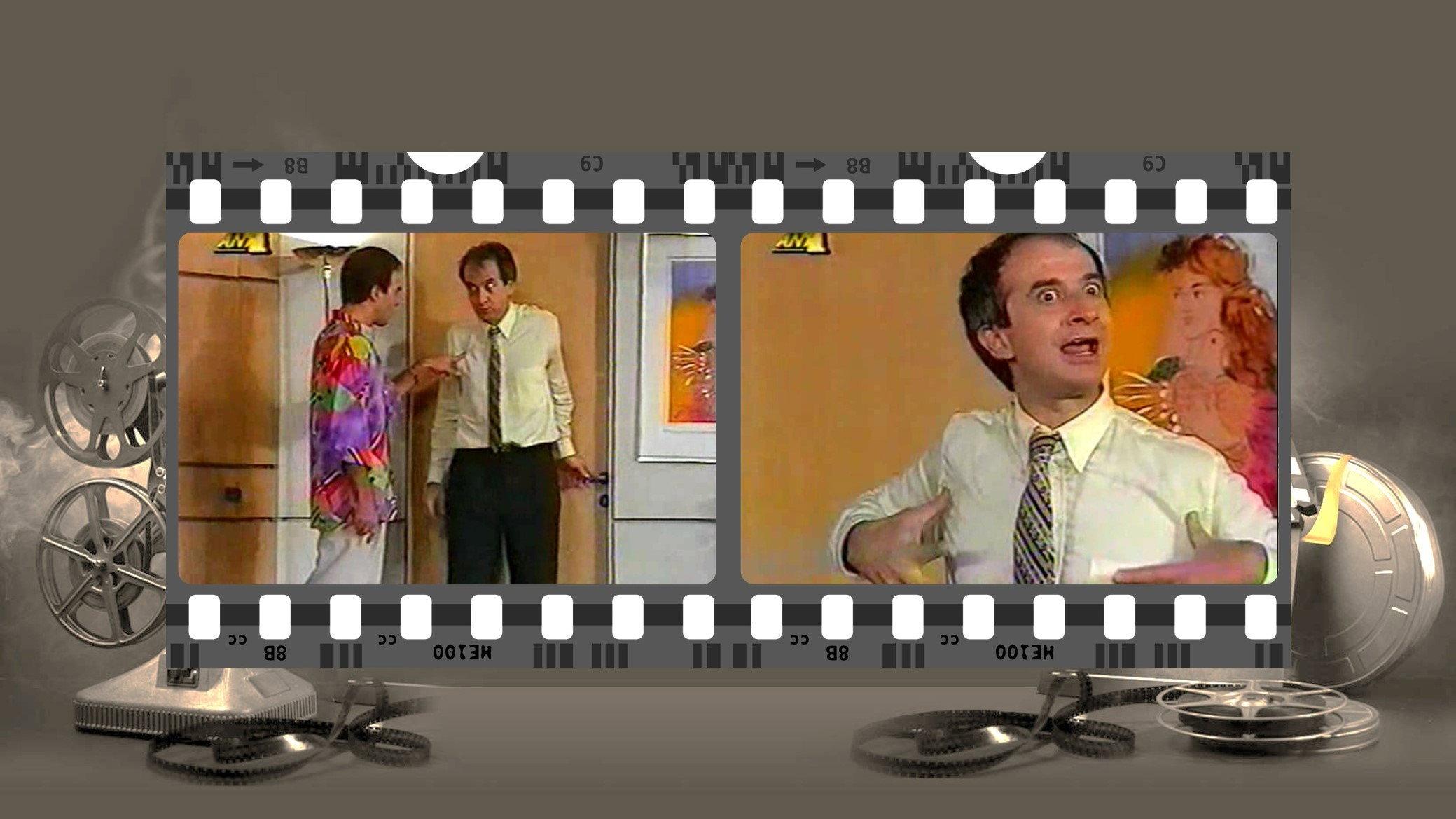 Ela to vrady... Tha eimai me mia fili sou! 1993 movie scene