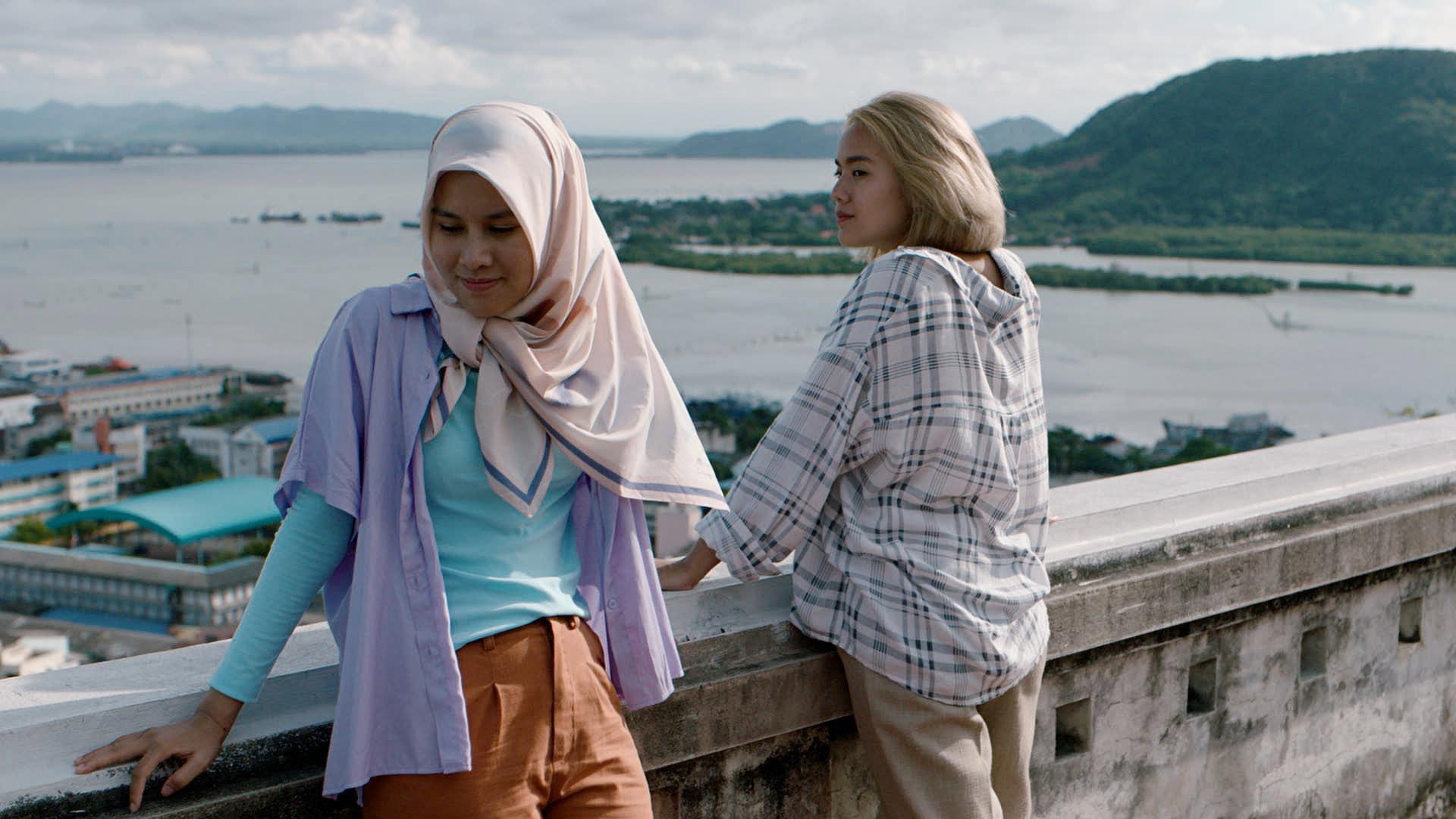 Solids by the Seashore 2023 movie scene