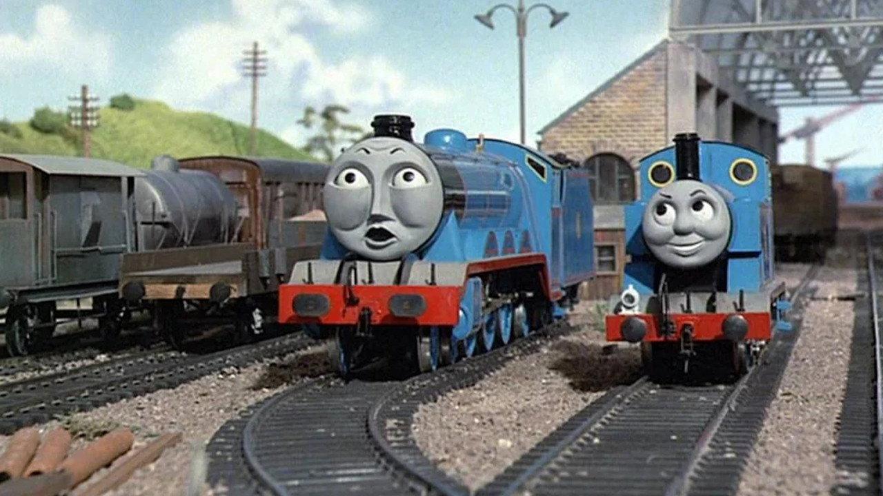 Thomas & Friends: Thomas Gets Tricked 1990 movie scene