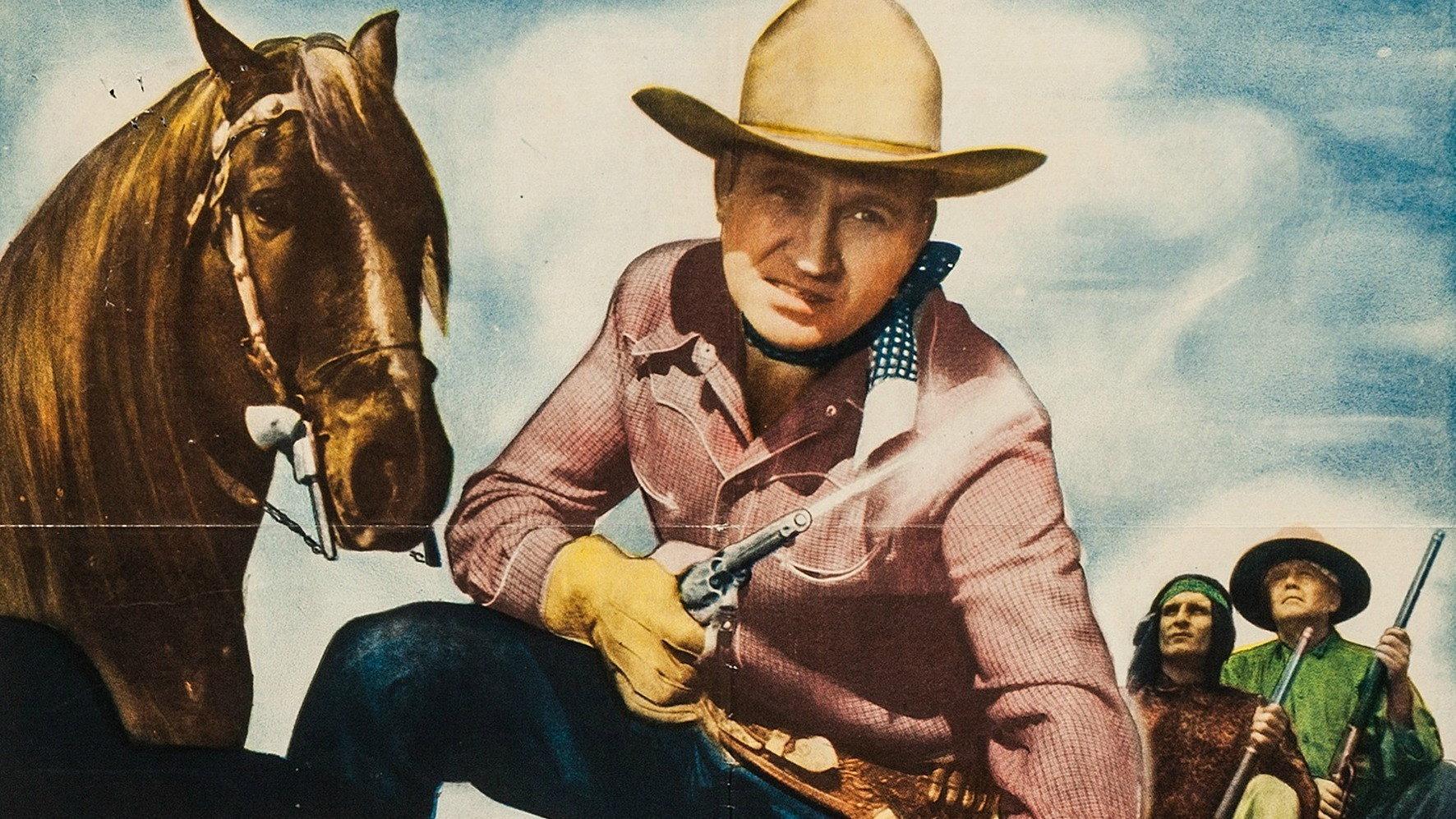 The Cowboy and the Indians 1949 movie scene