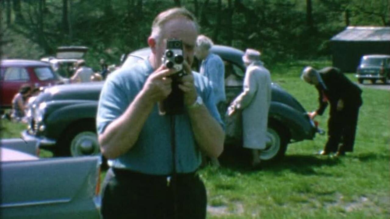 Helliwell Family Trip with Violet and Jack 1964 movie scene