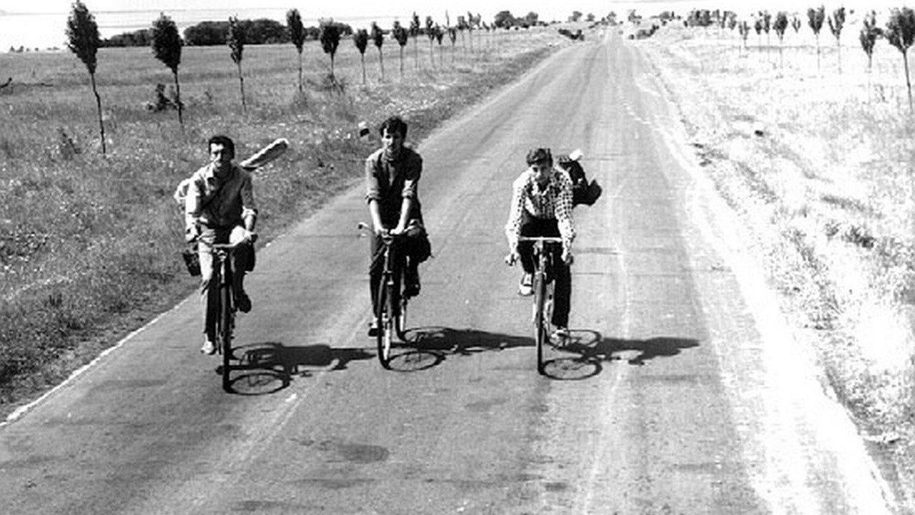 Cyclists in Love 1965 movie scene