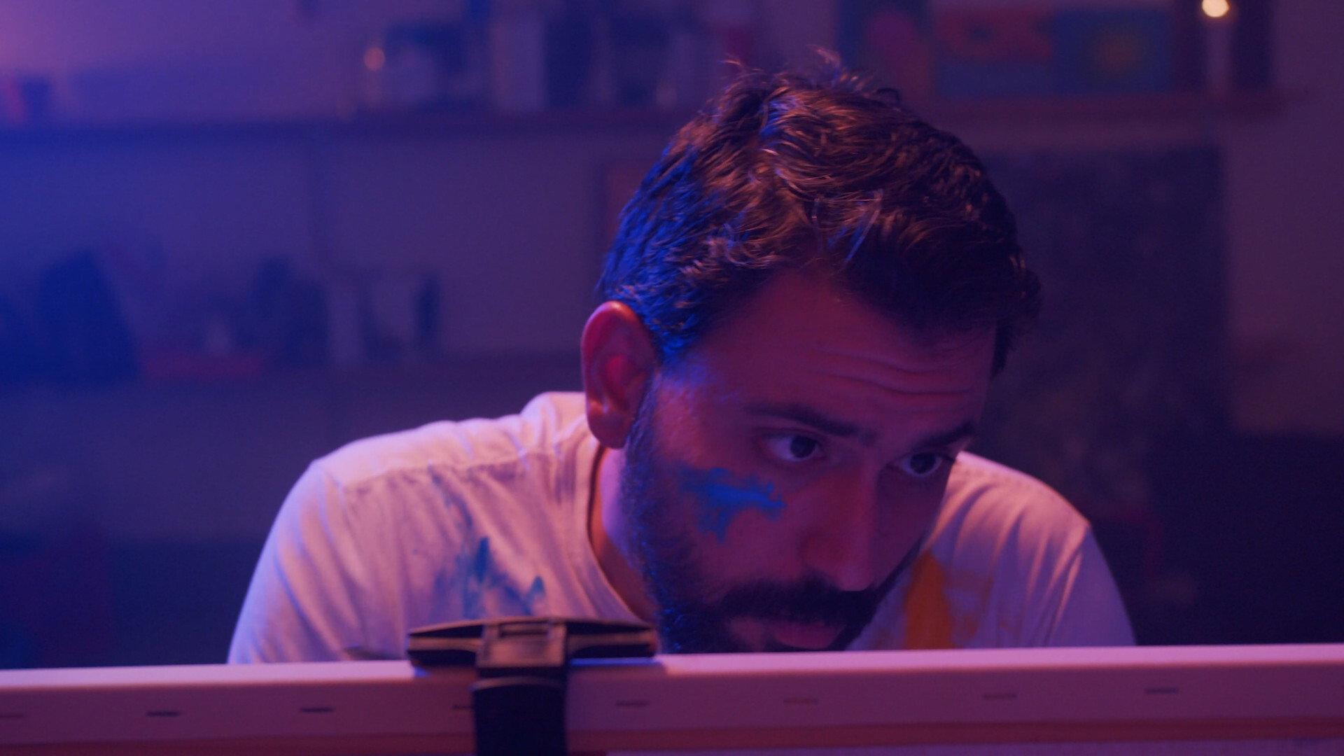 Hues of Blue 2021 movie scene