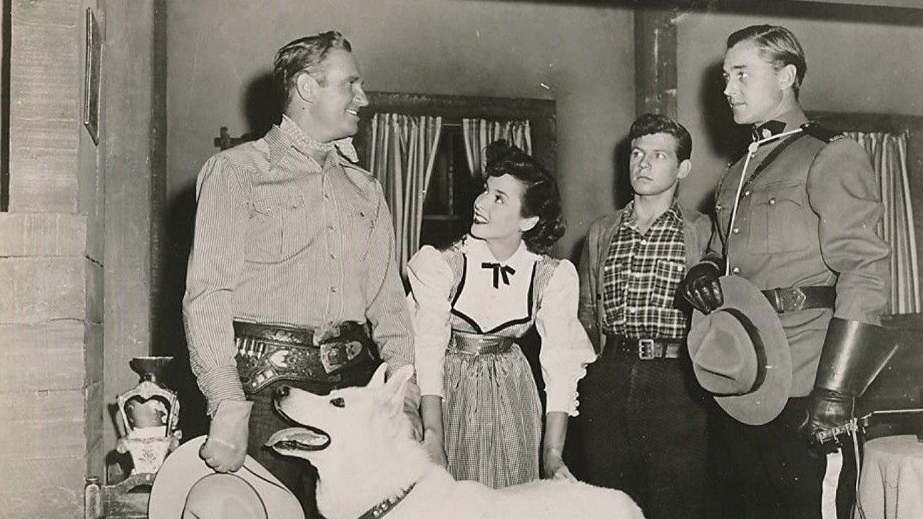 Gene Autry and the Mounties 1951 movie scene