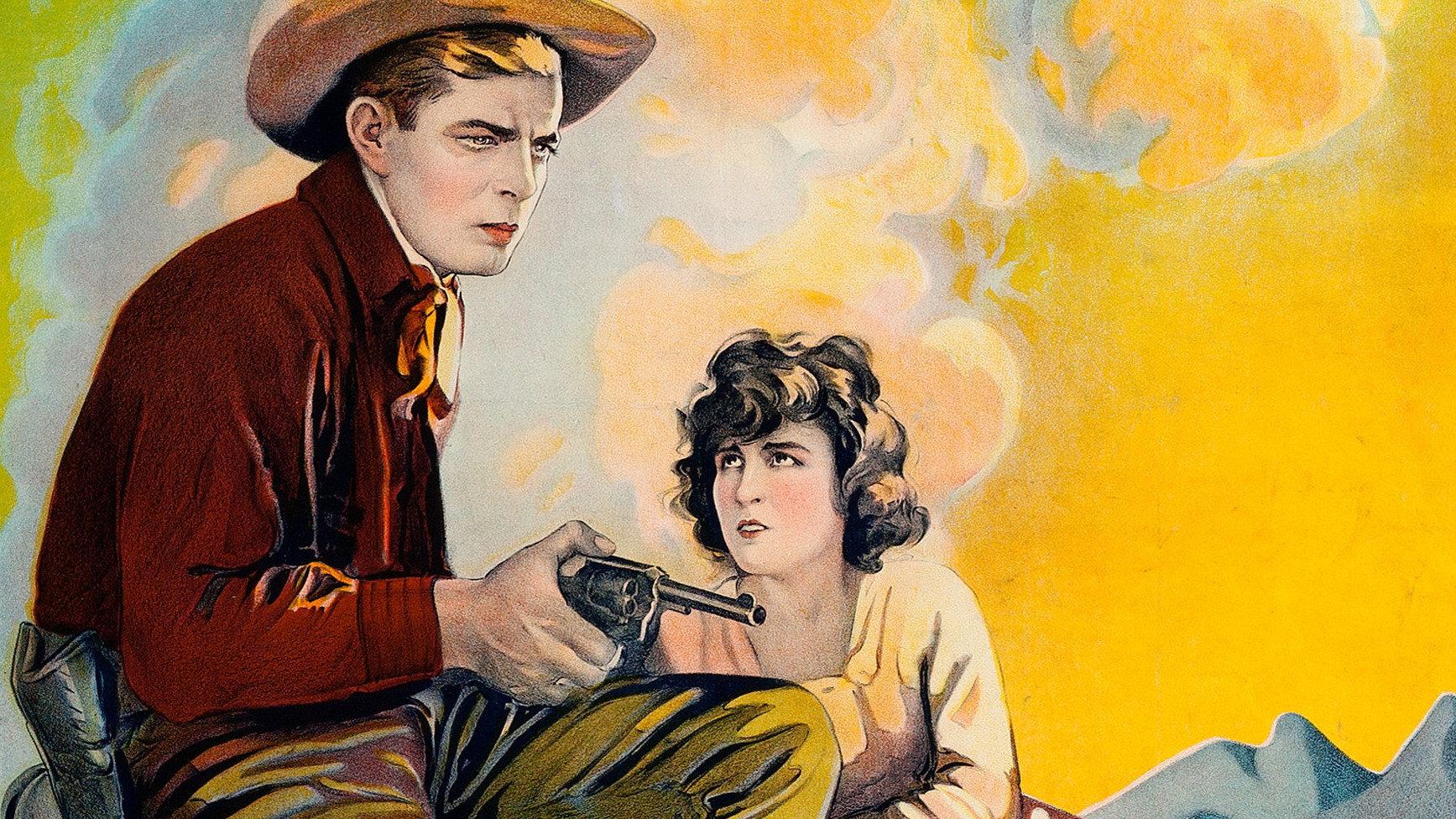 The Shootin' Kid 1920 movie scene