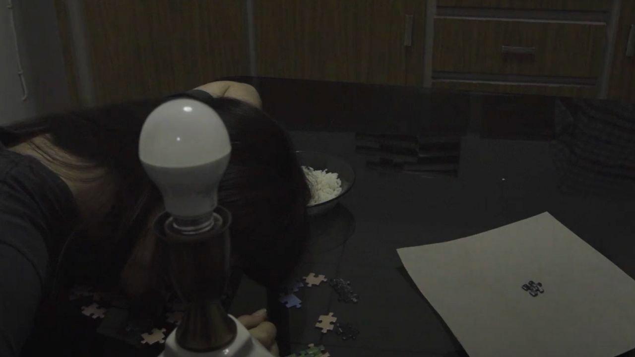 A kitchen without doors 2024 movie scene