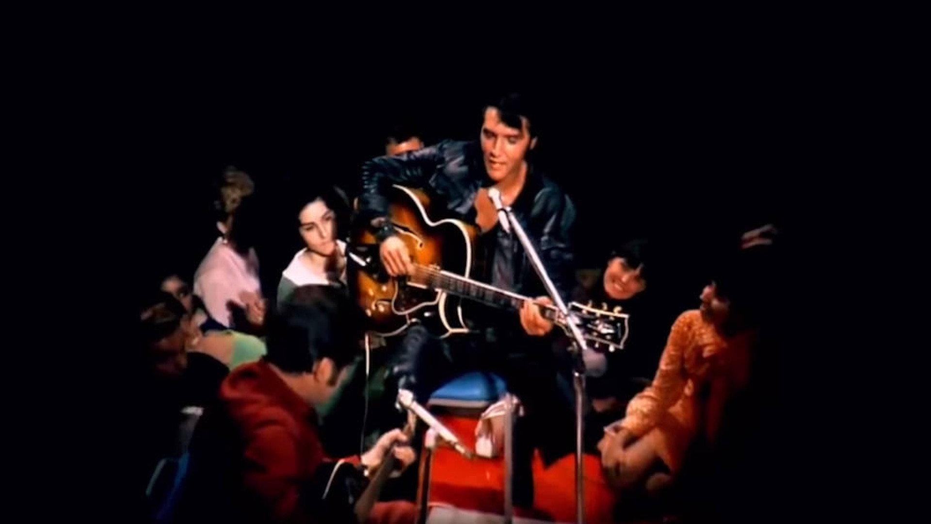 Elvis: Black Leather Sit-Down Show #1 – JUNE 27, 1968 1968 movie scene