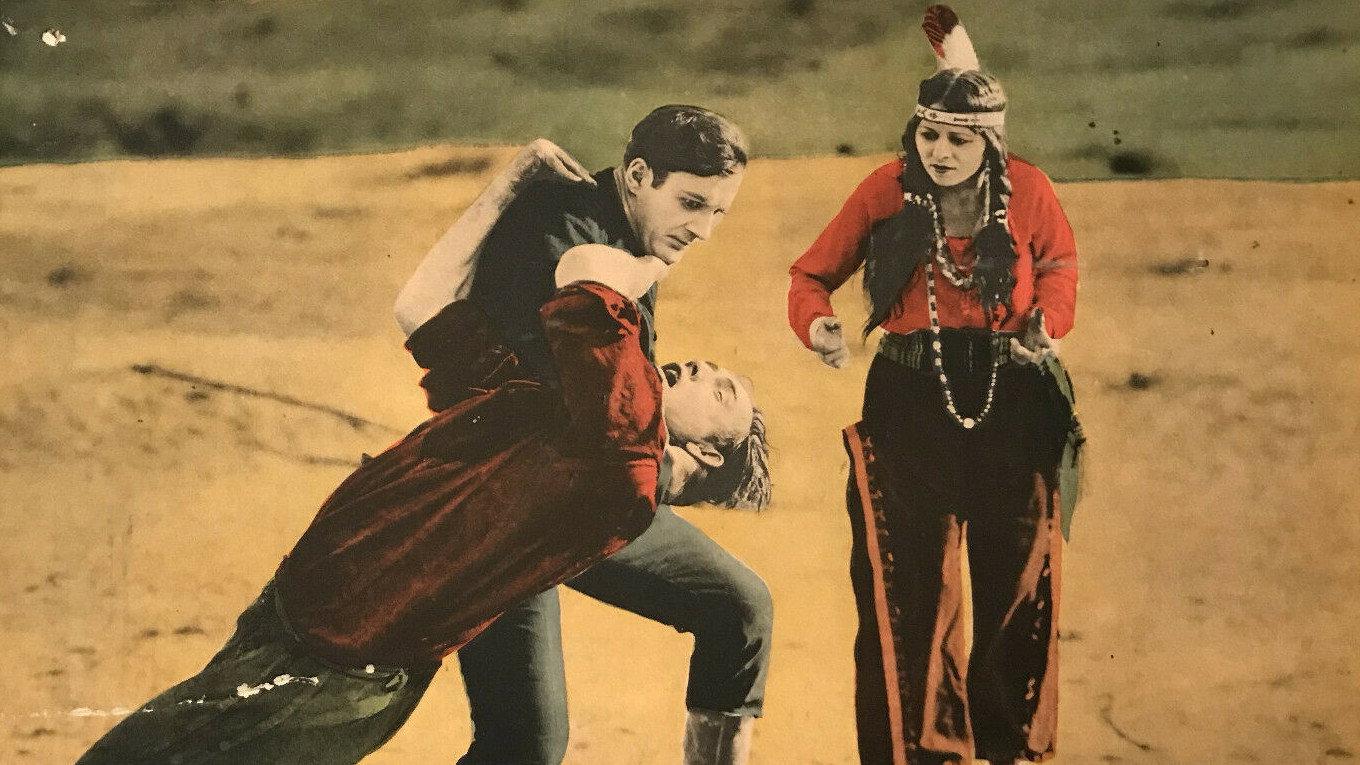 Riders of the Plains 1924 movie scene