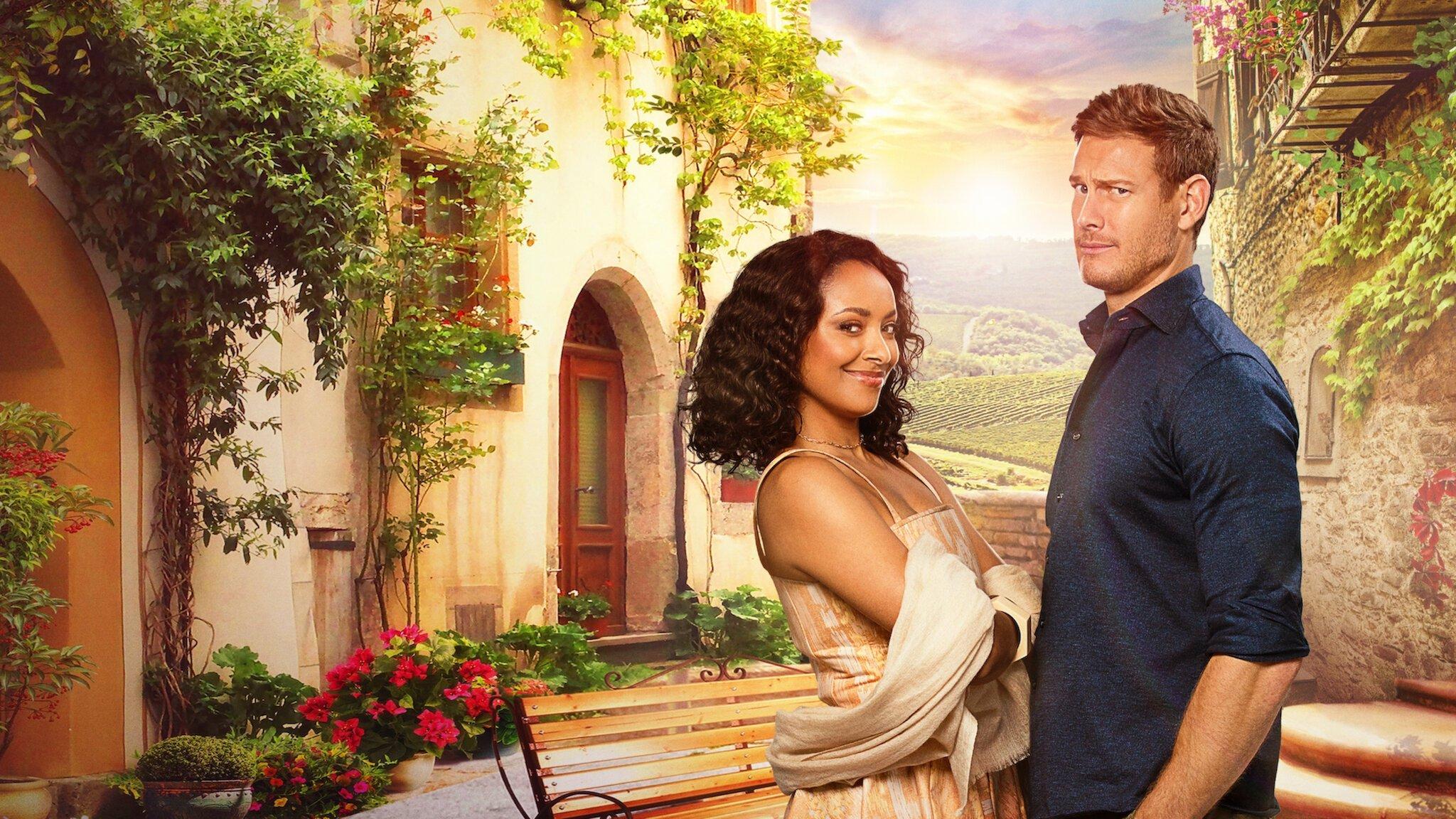 Love in the Villa 2022 movie scene