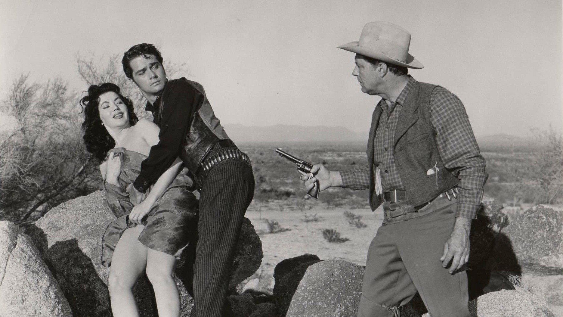 Four Fast Guns 1960 movie scene