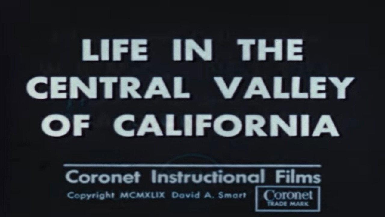 Life in the Central Valley of California 1949 movie scene