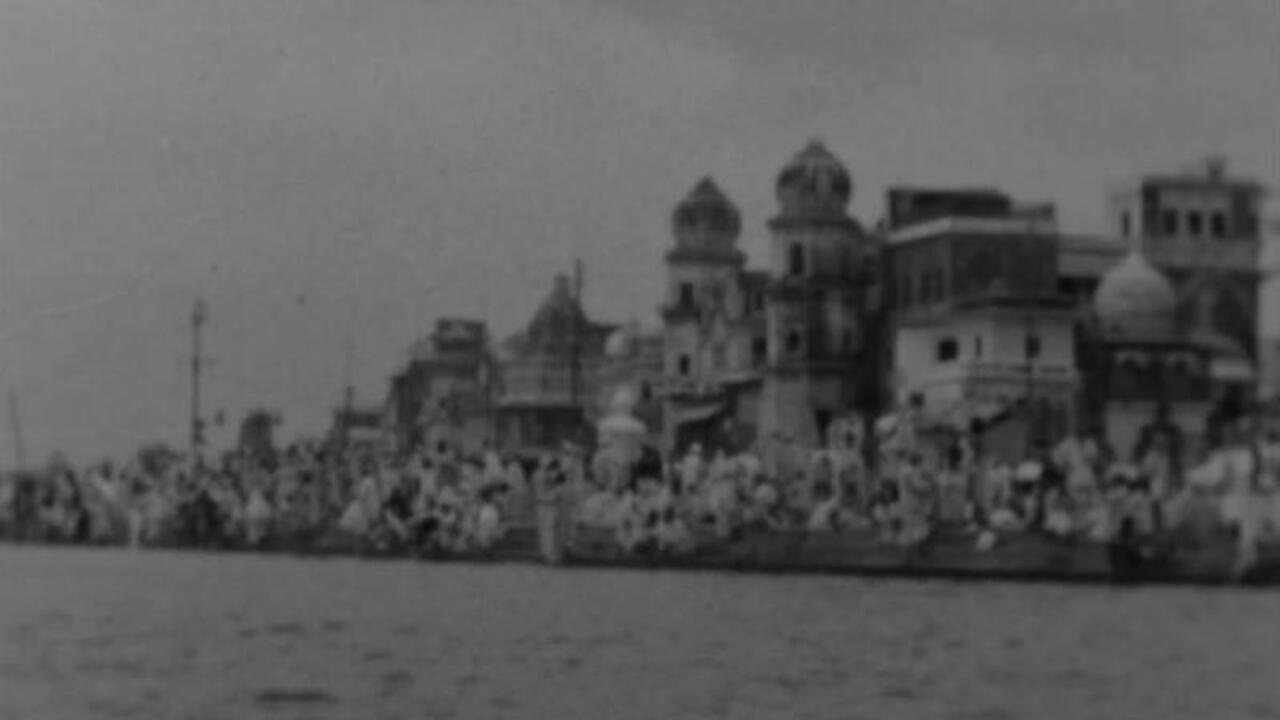 India - Hardwar 1931 movie scene