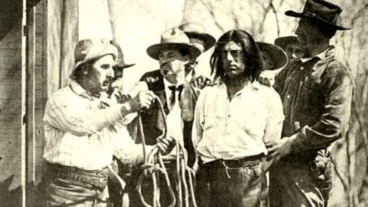 The Indian and the Child 1912 movie scene