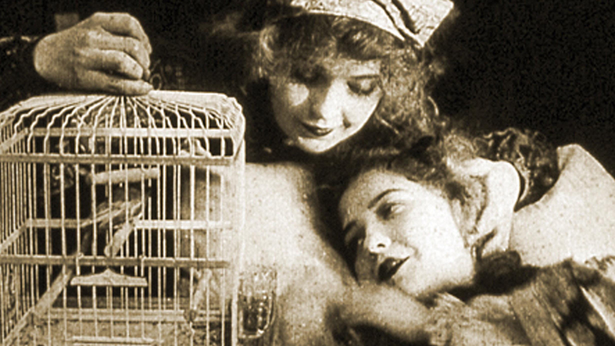 The Lady and the Mouse 1913 movie scene