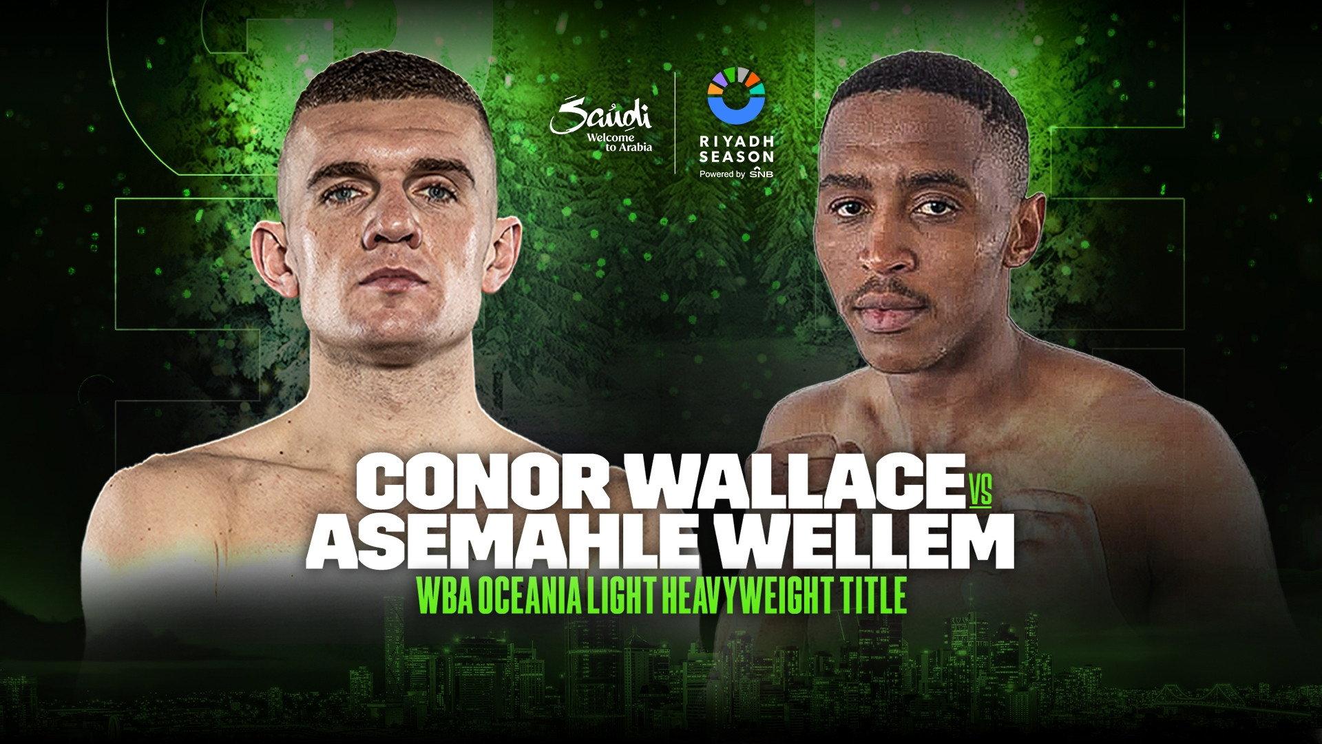 Conor Wallace vs. Asemahle Wellem 2024 movie scene