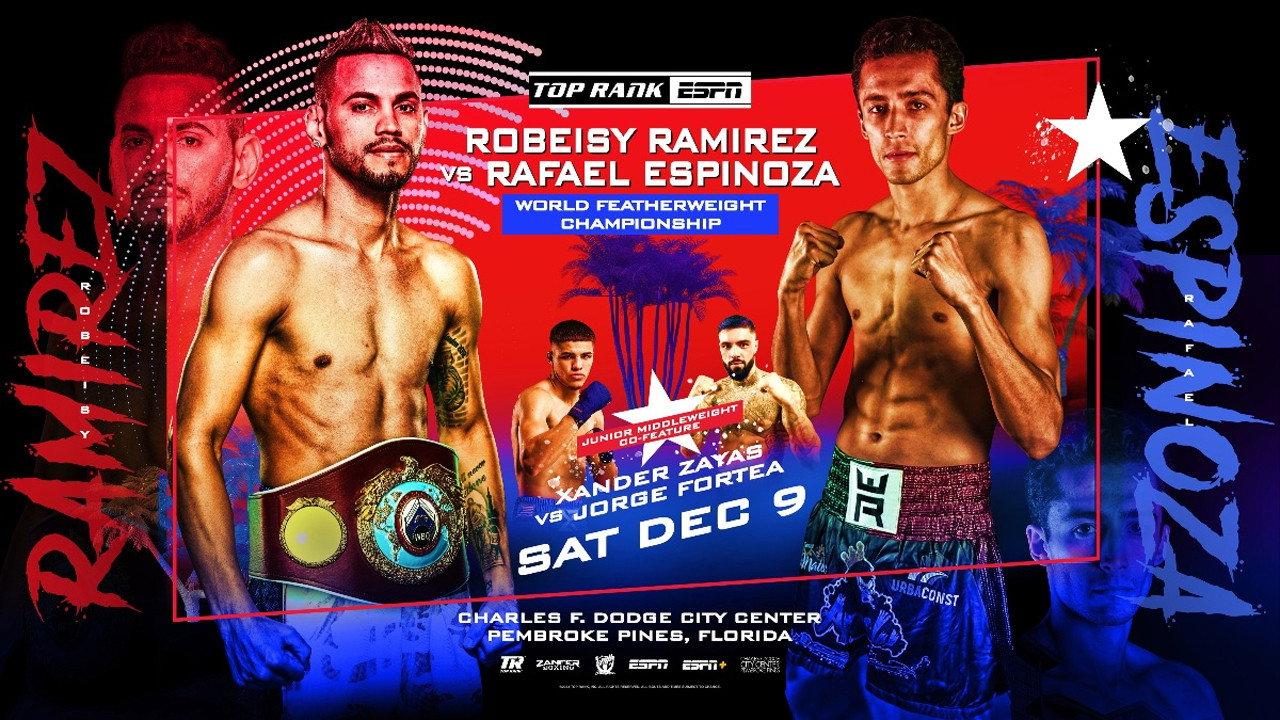 Robeisy Ramirez vs. Rafael Espinoza 2023 movie scene