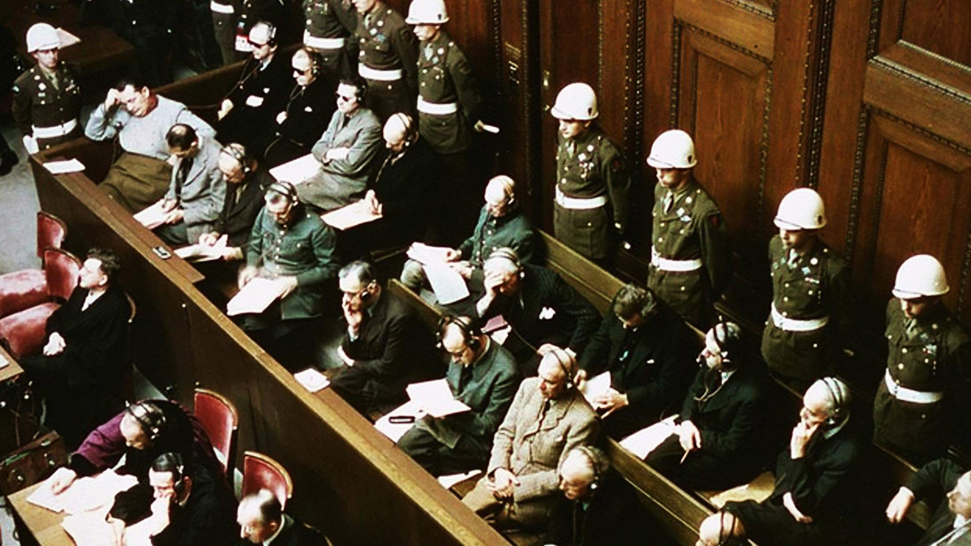 Nazis on Trial: Nuremberg in Colour 2021 movie scene