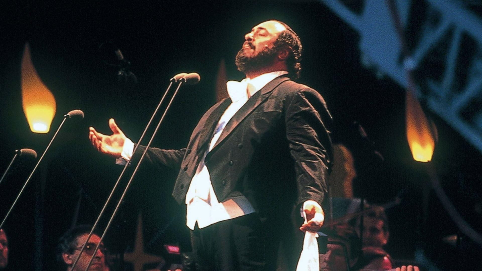 Pavarotti in Hyde Park 2007 movie scene