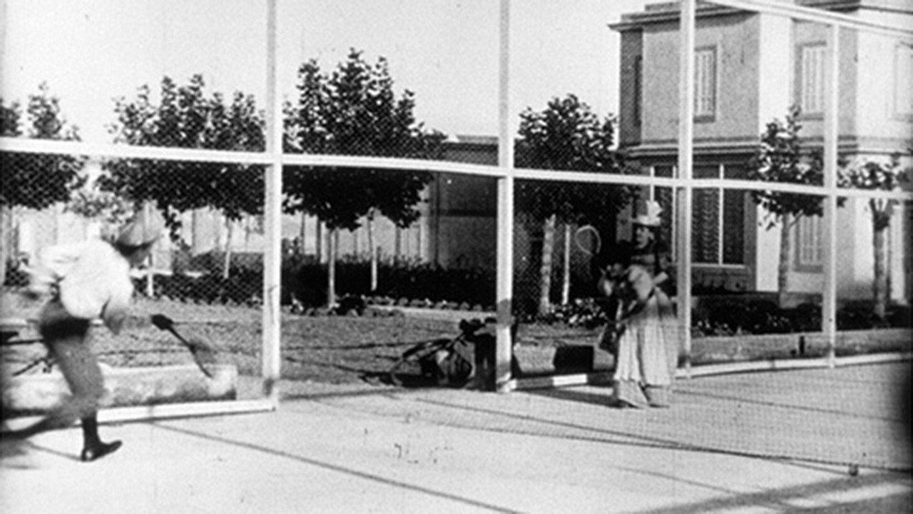Une partie de lawn-tennis, I 1897 movie scene