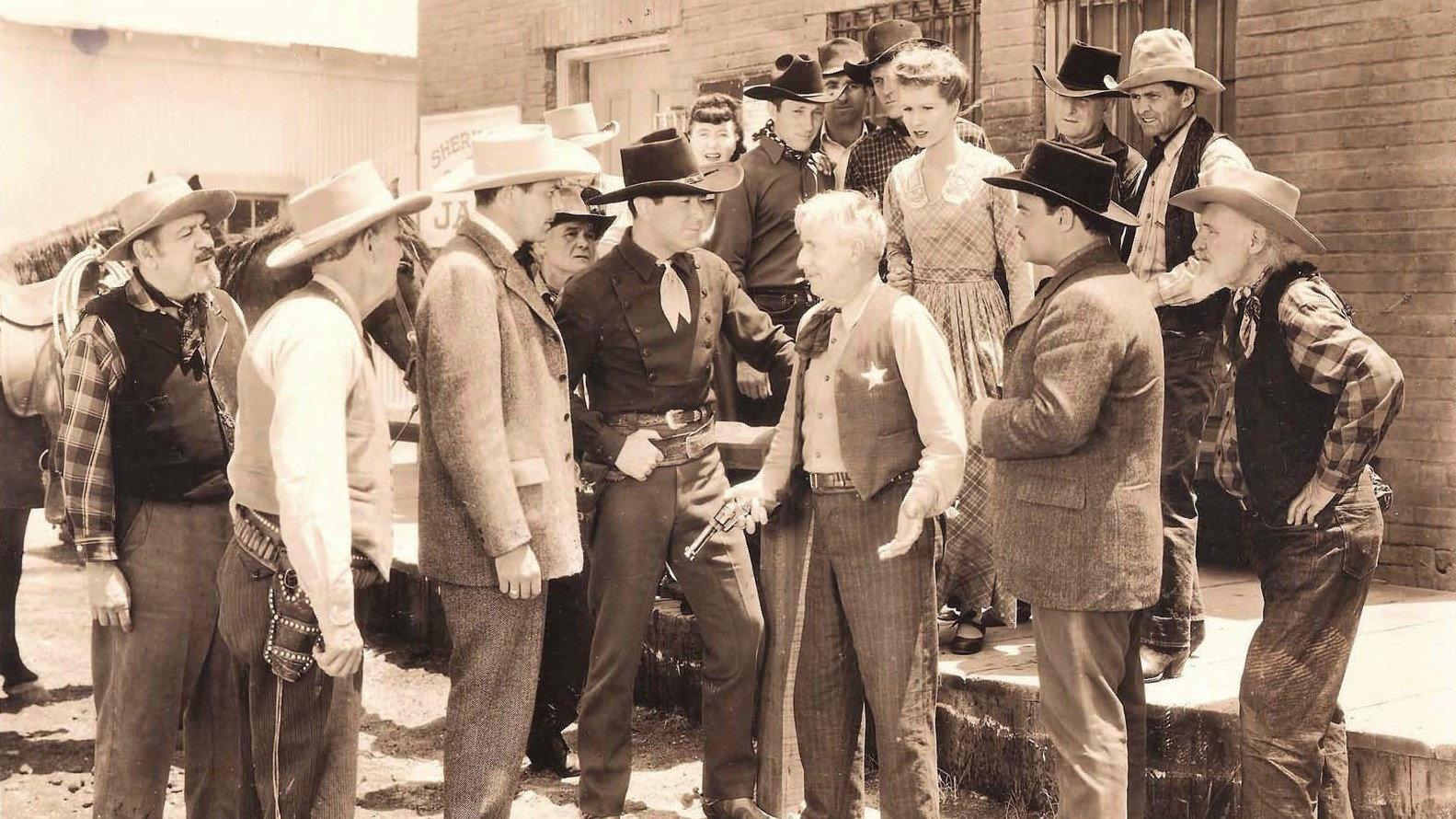 Land of the Outlaws 1944 movie scene
