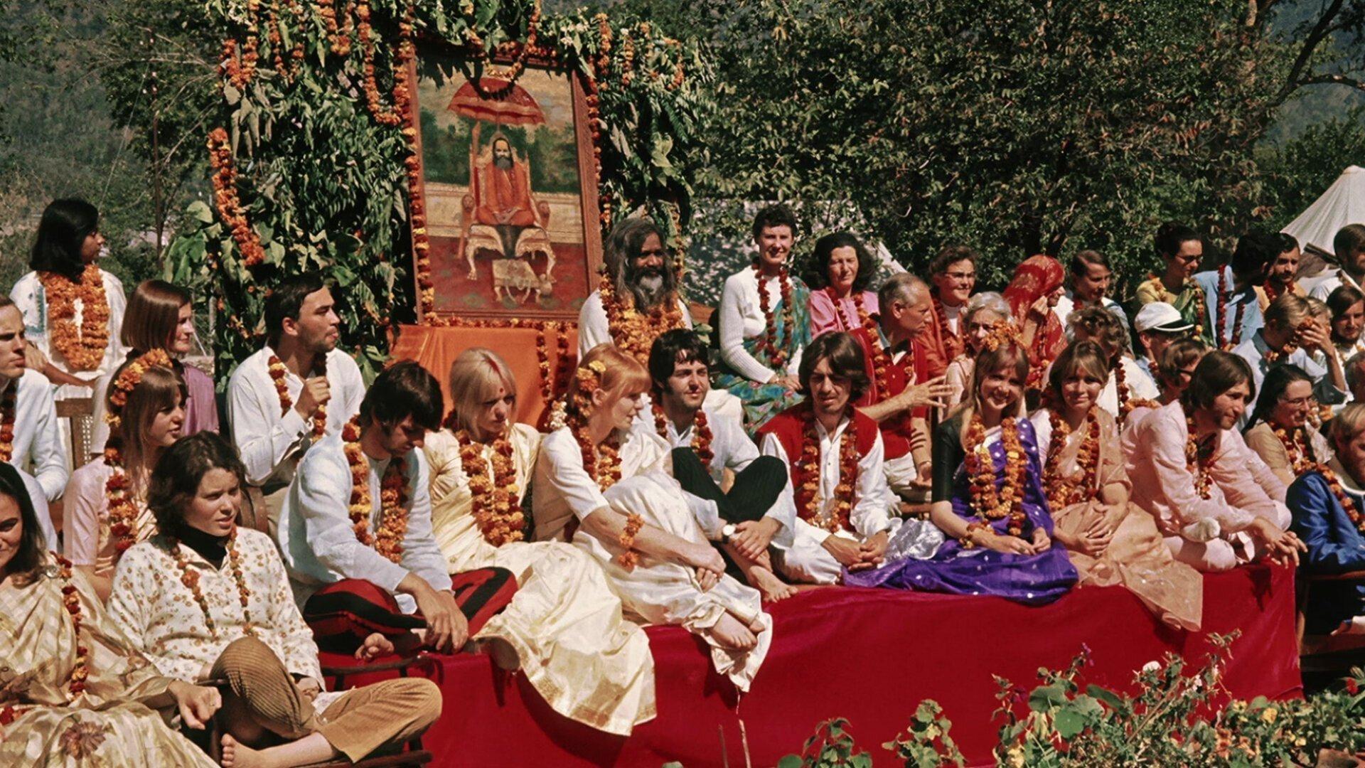 The Beatles and India 2021 movie scene