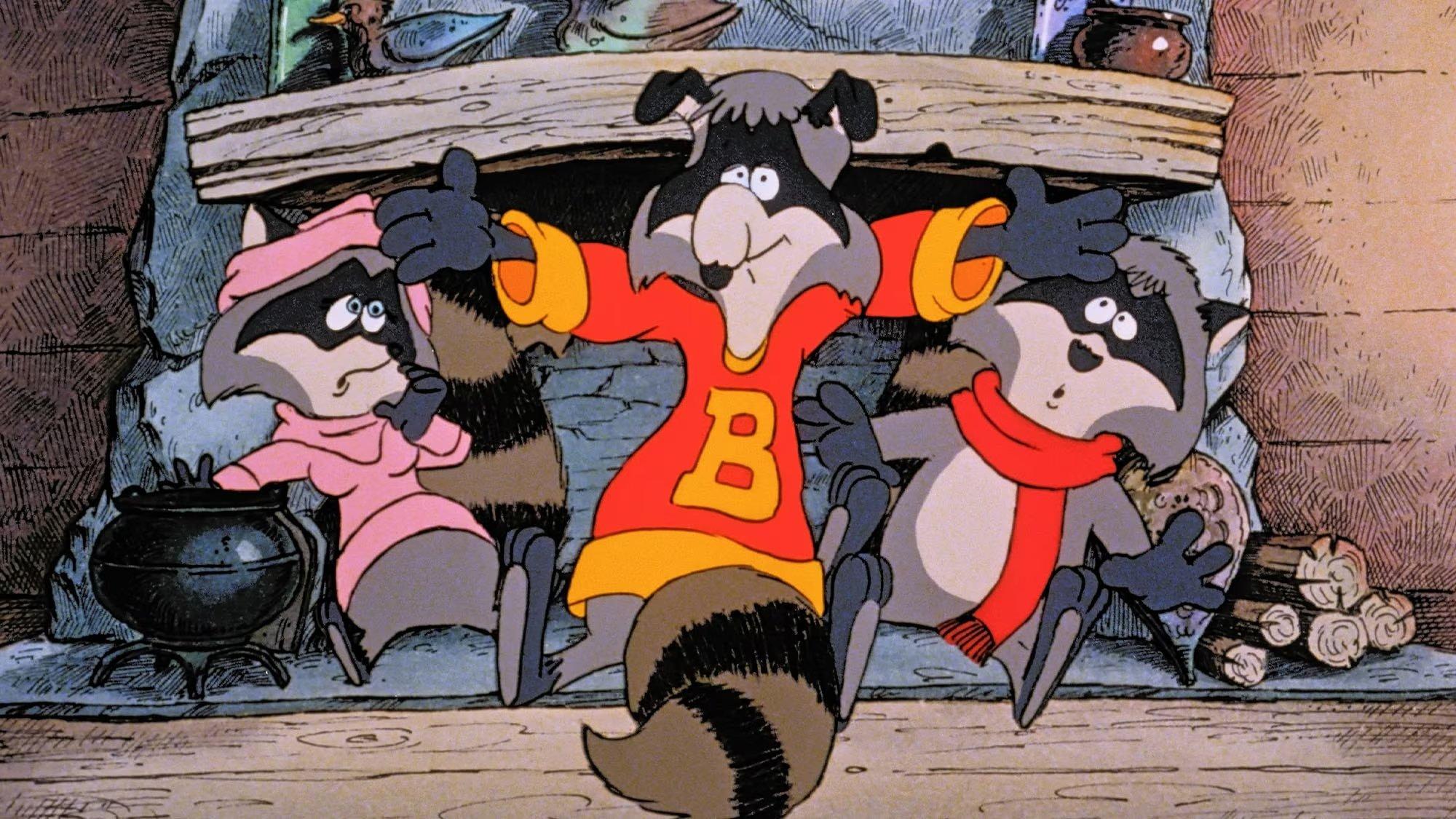 The Christmas Raccoons 1980 movie scene