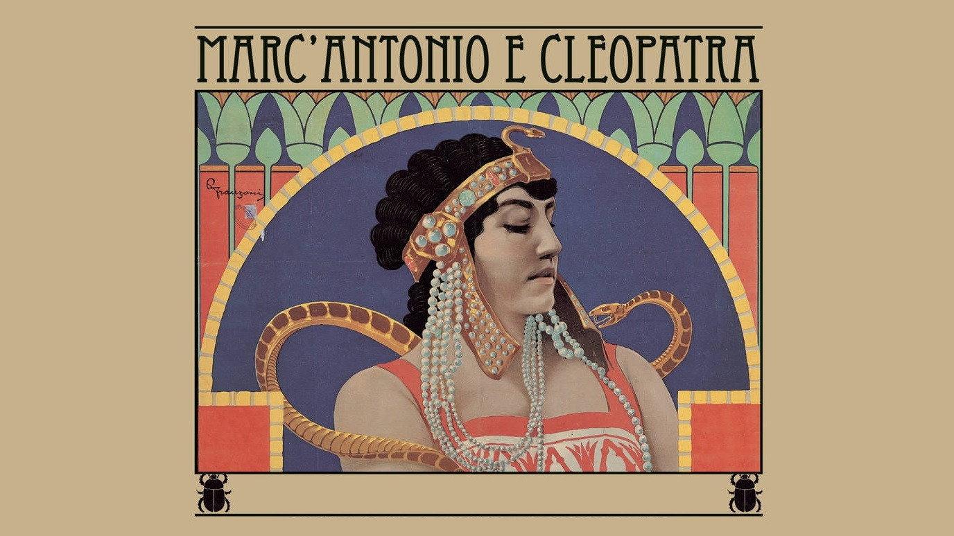 Marc Antony and Cleopatra 1913 movie scene