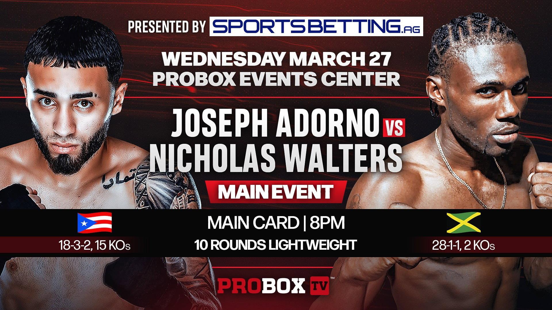 Joseph Adorno vs. Nicholas Walters 2024 movie scene