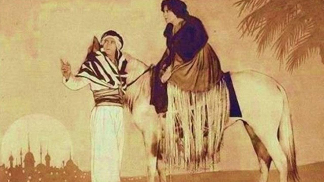 Flame of the Desert 1919 movie scene