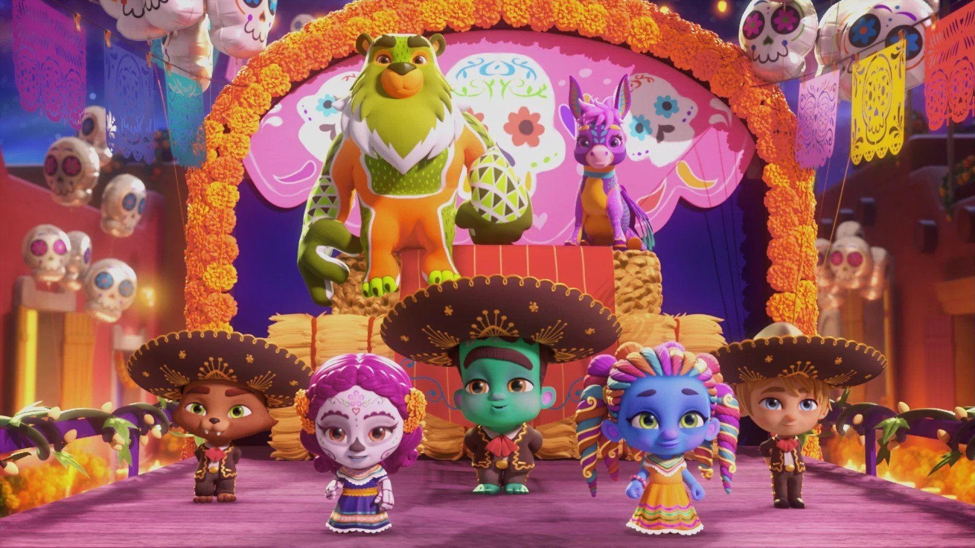 Super Monsters: Dia de los Monsters 2020 movie scene