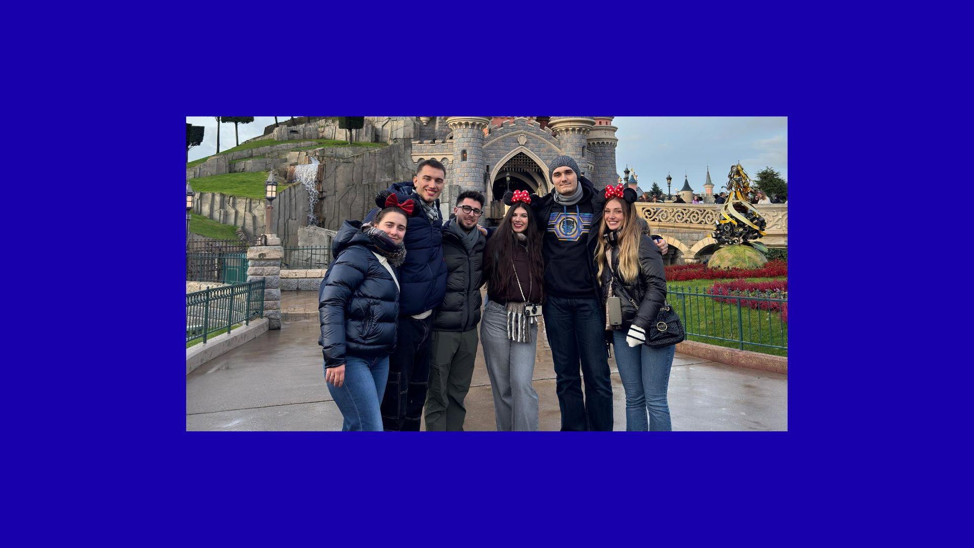 Vlog at Disneyland with Friends 2026 movie scene