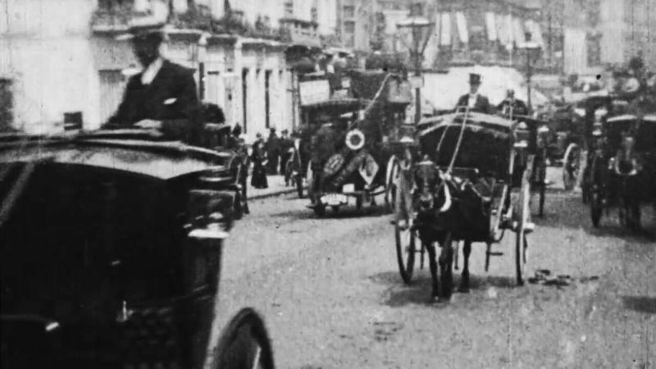 Old London Street Scenes 1903 movie scene