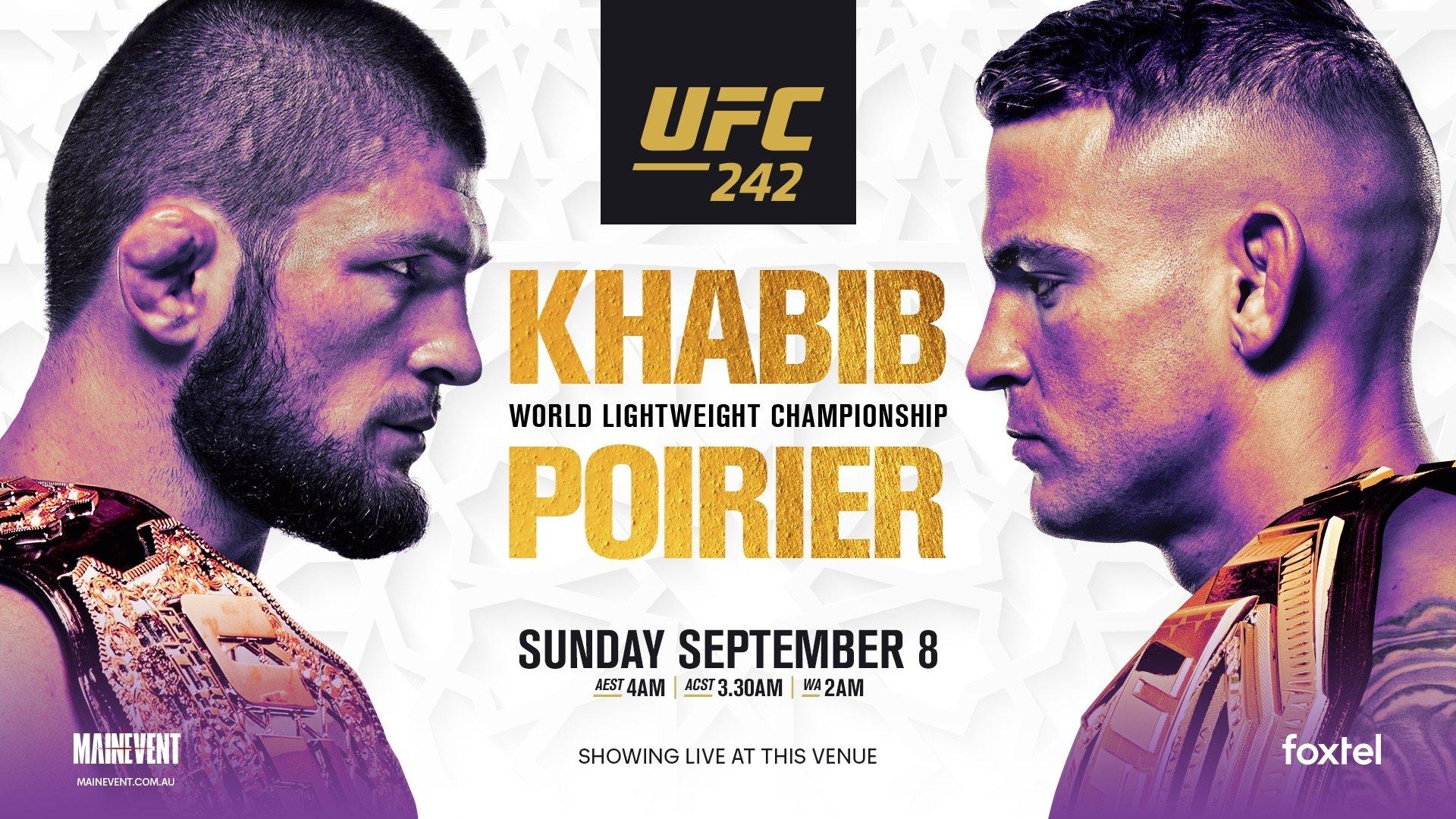 UFC 242: Khabib vs. Poirier 2019 movie scene