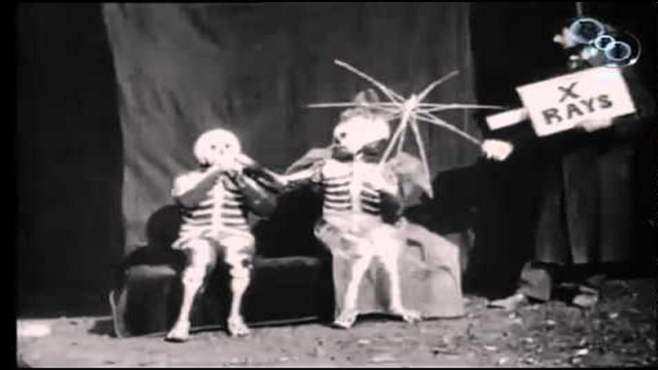The X-Ray Fiend 1897 movie scene