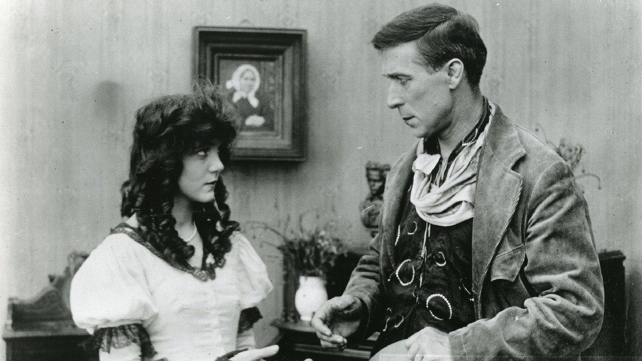 The Return of Draw Egan 1916 movie scene
