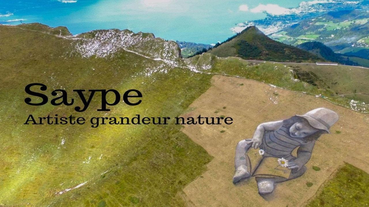 Saype, artiste grandeur nature 2024 movie scene