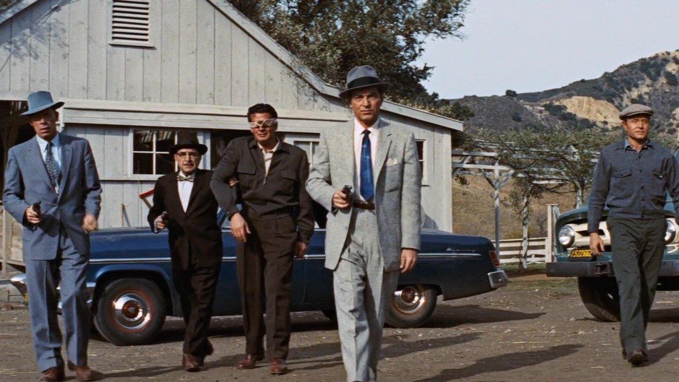 Violent Saturday 1955 movie scene