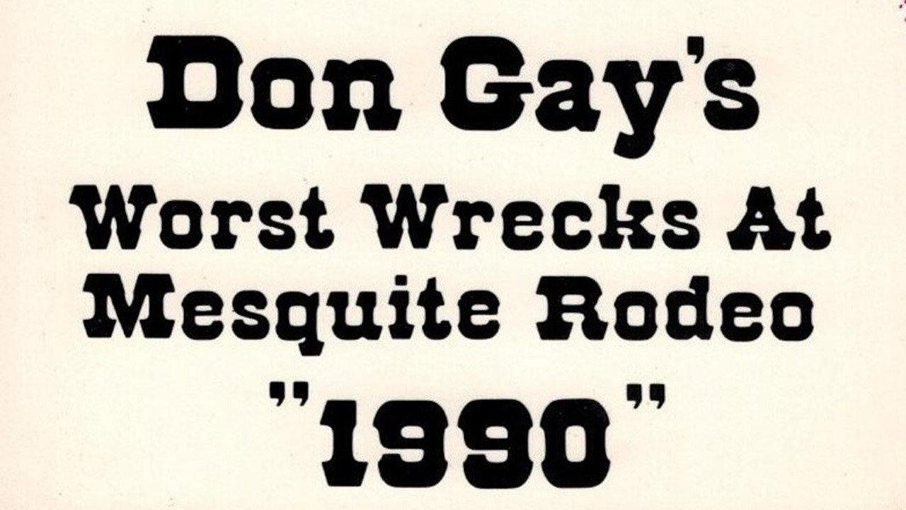 Don Gay's Worst Wrecks At Mesquite Rodeo 1990 1991 movie scene