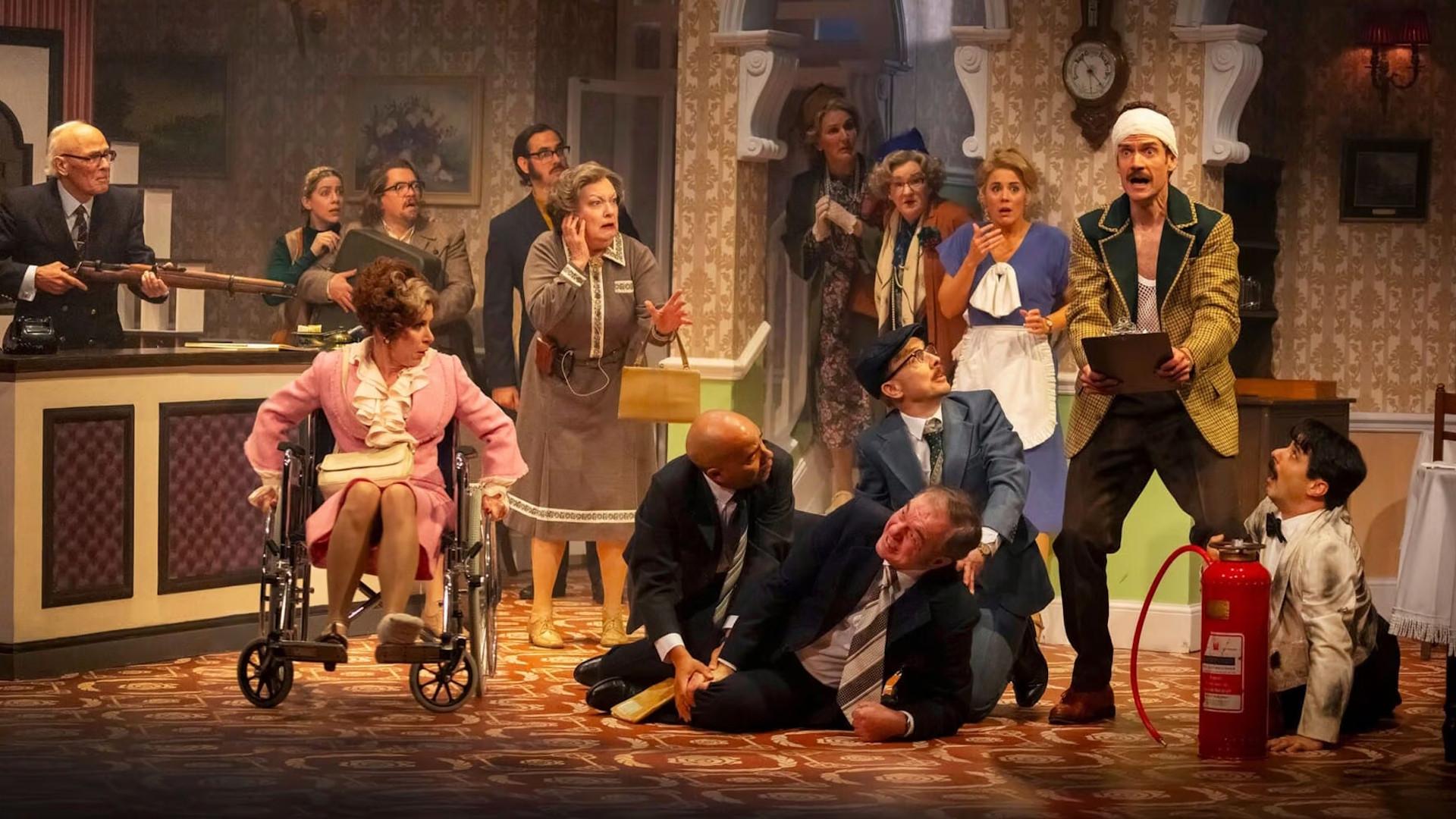 Fawlty Towers: The Play 2025 movie scene