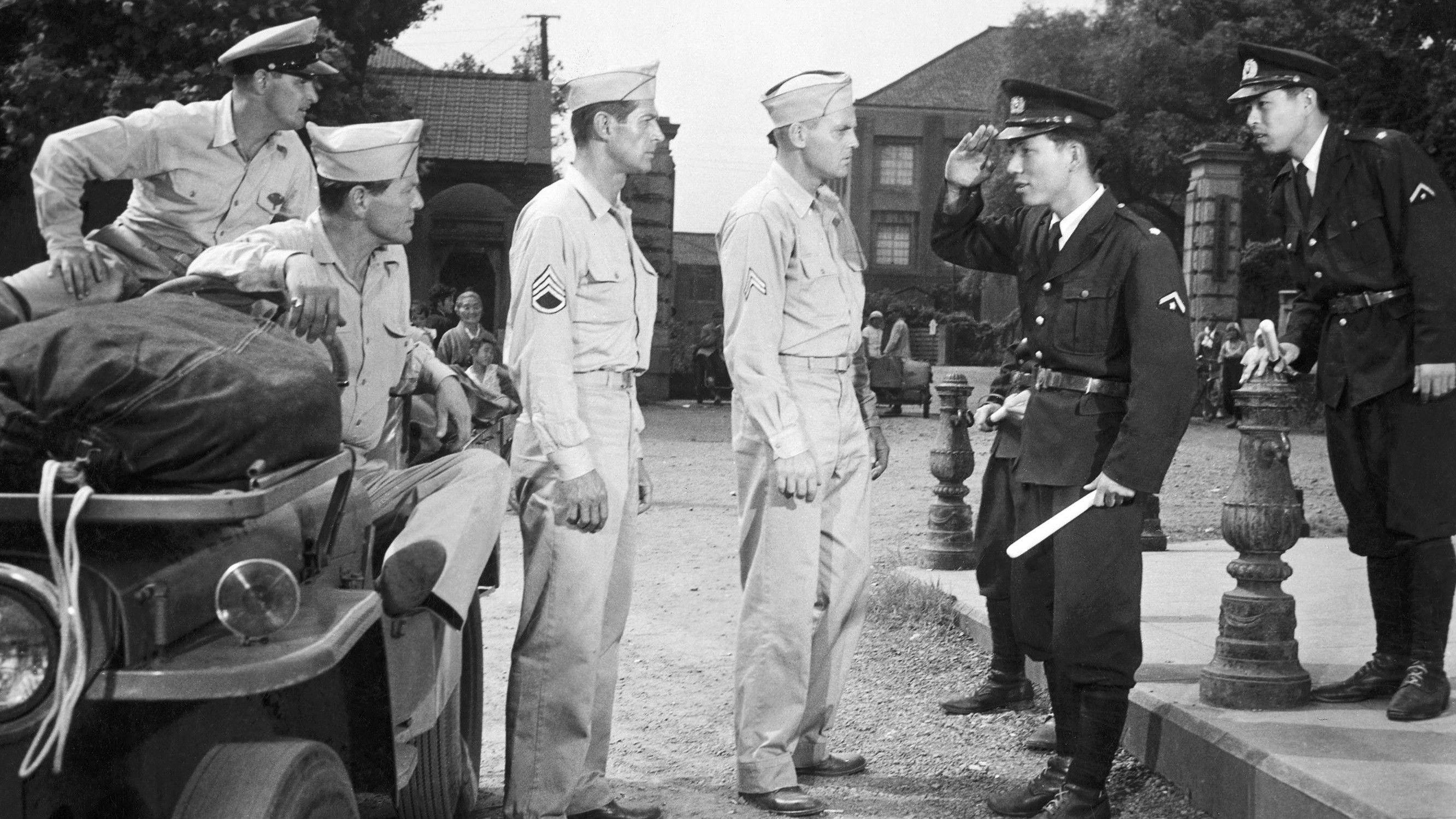 Joe Butterfly 1957 movie scene