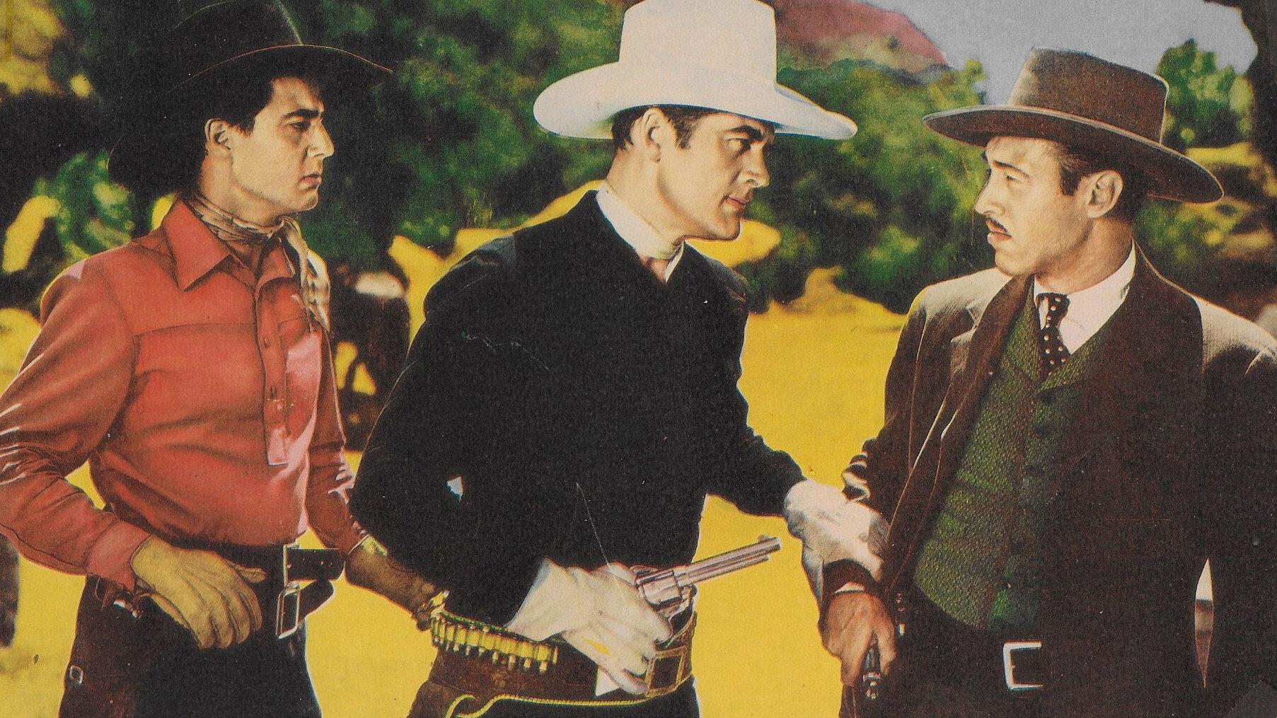 Outlaws of the Panhandle 1941 movie scene