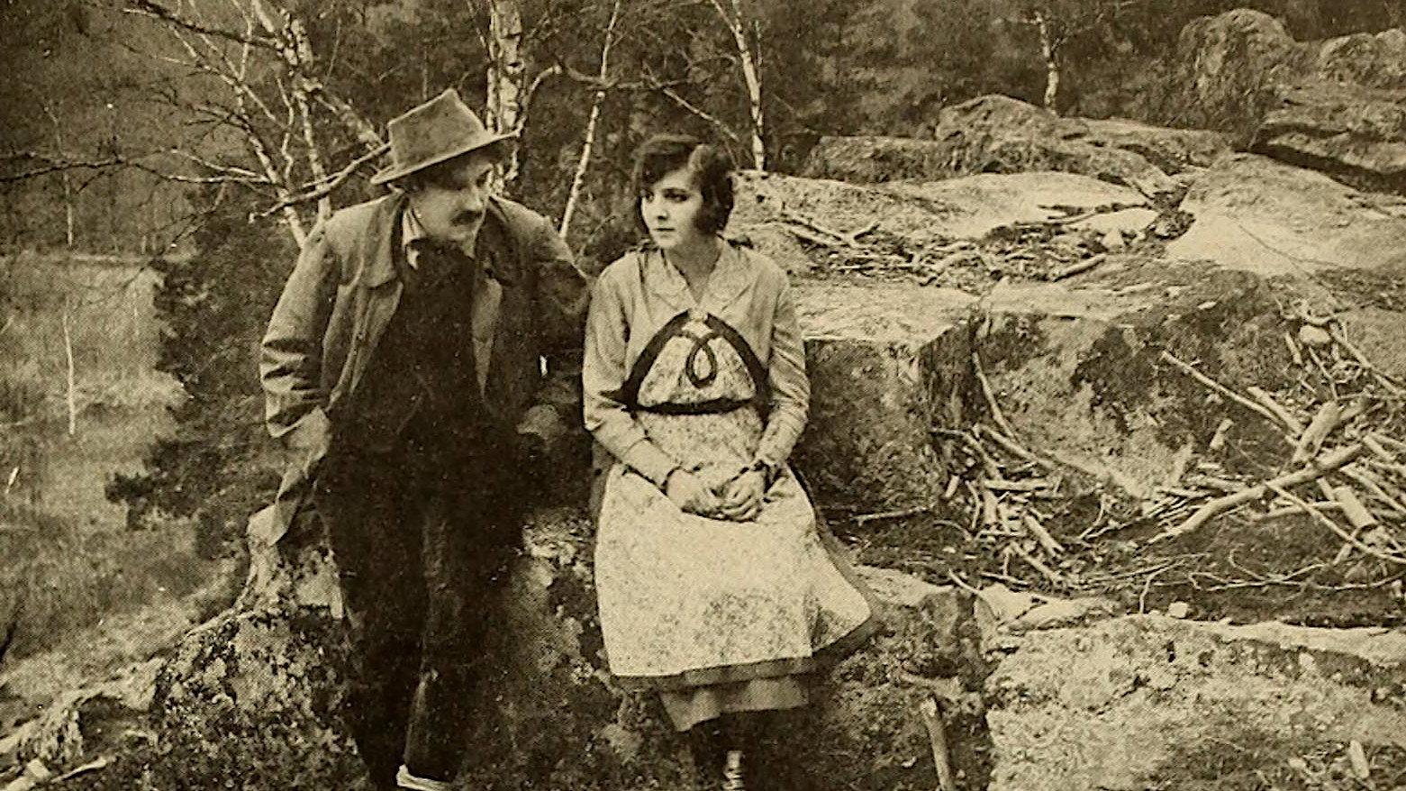 The Hunted Beast 1923 movie scene