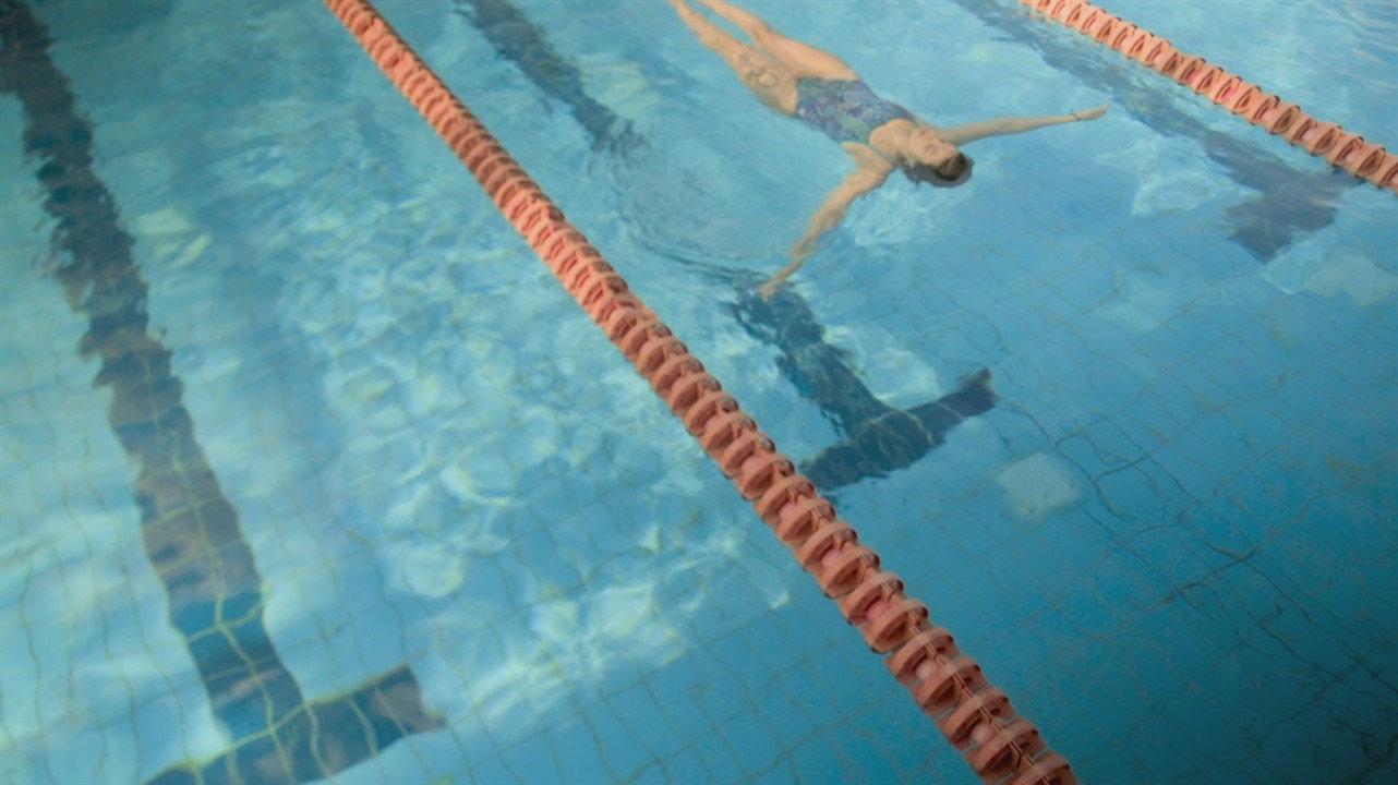 Long Distance Swimmer: Sara Mardini 2024 movie scene