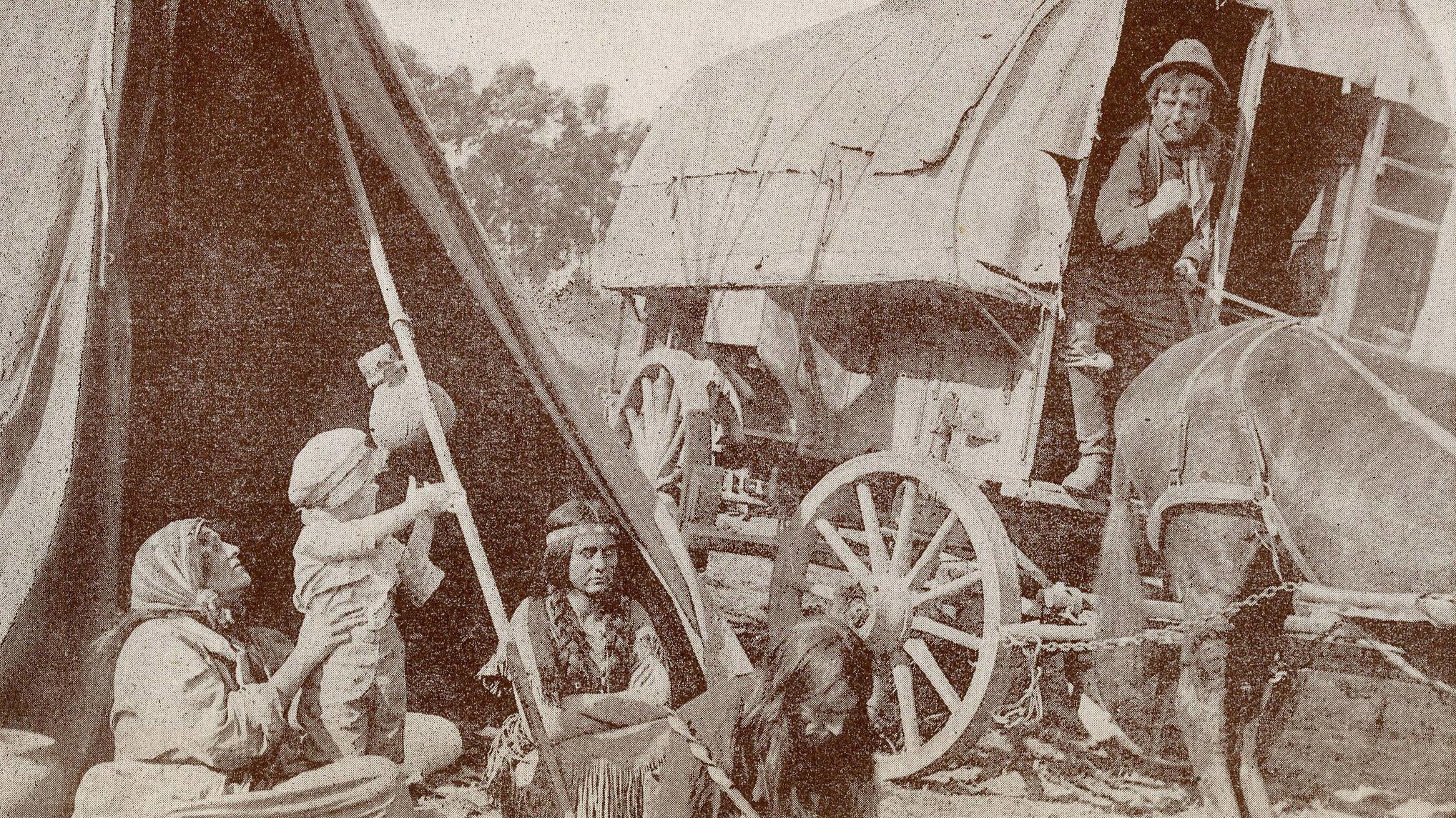 A Child of the West 1912 movie scene